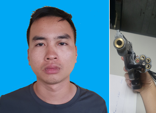 Cơ quan CSĐT Công an quận Lê Chân tạm giữ đối tượng tàng trữ trái phép vũ khí quân dụng